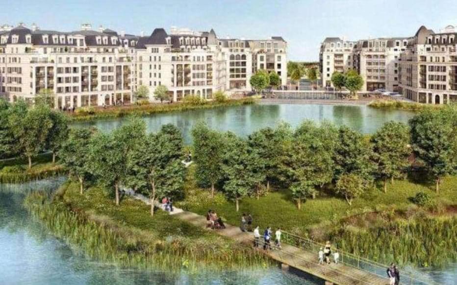 Appartement Haussmannien Au Bord Du Lac Panorama Clamart Kültér fotó